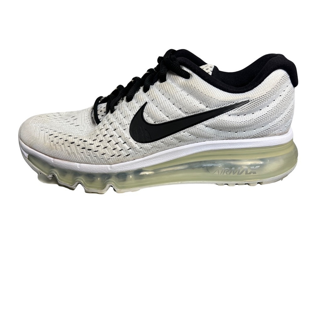 Nike Air Max 2017 White Black Running Shoe Size 6.5